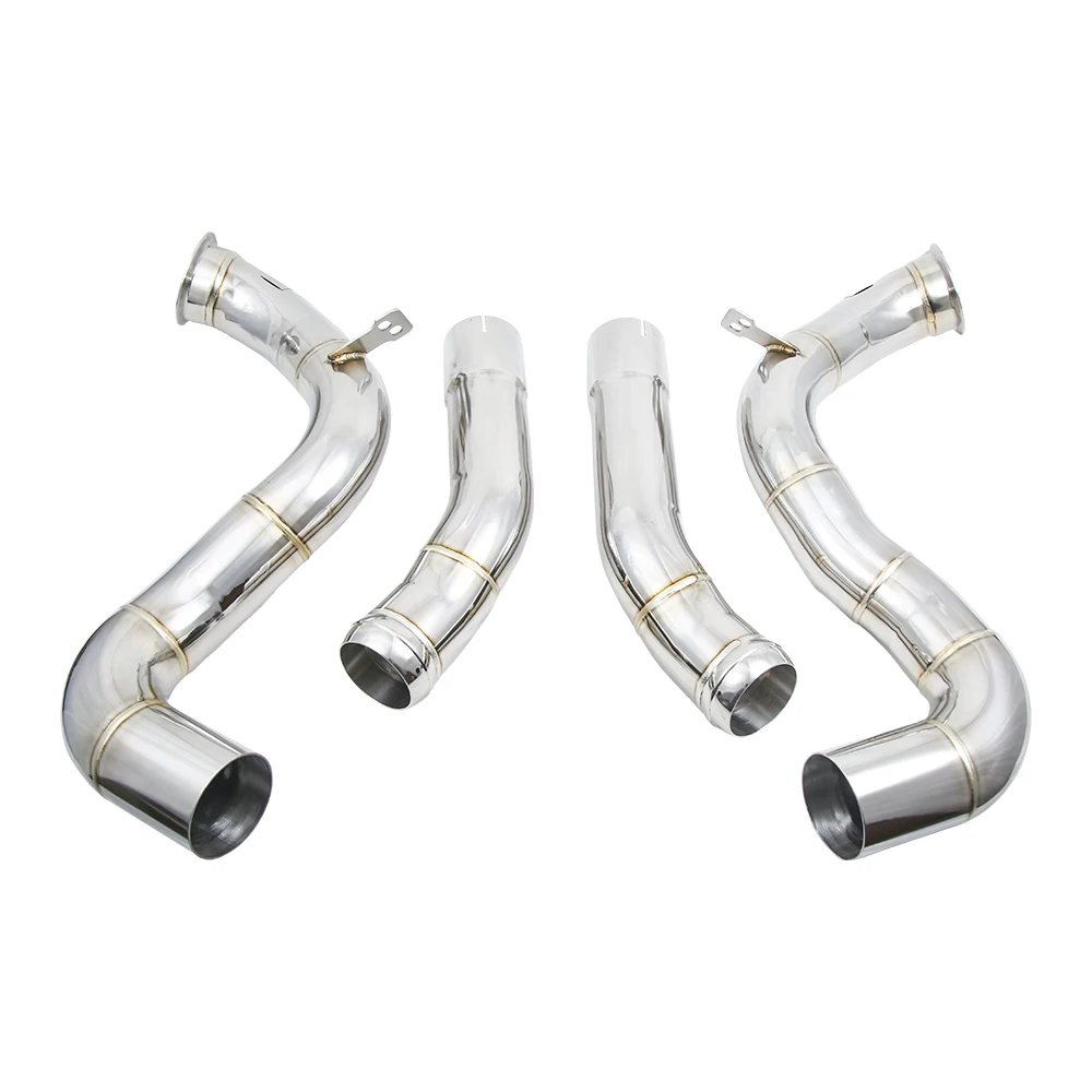 KYOSTAR Racing Exhaust Downpipe For C63 C63S AMG W205 M177 4.0T V8 Downpipe Test Pipe