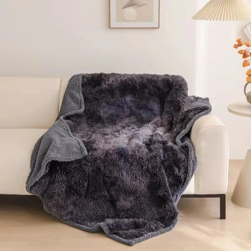 

2025 Couples Waterproof Blanket: Luxe Plush Throw for Bed & Sofa - Ultra-Cozy Microfiber Heating Blanket with Premium Warmth