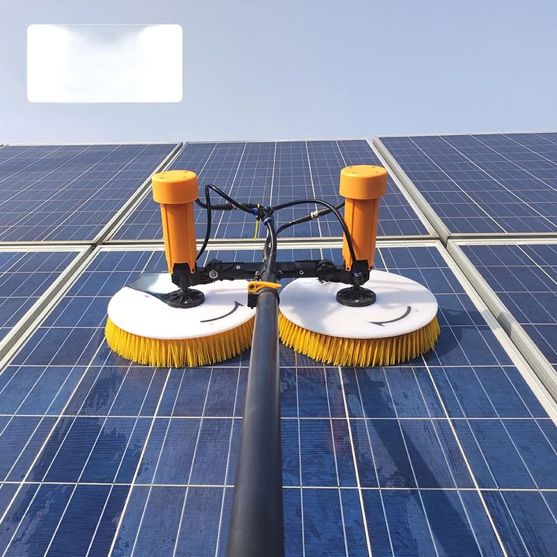 Manufacturer water robot Solar Panel Cleaning brush hot selling solar cleaner brush supplier  Sunnysmiler