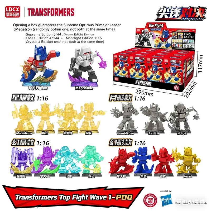 

LDCX Transformers Sharp Point Duel Doll Optimus Prime Soundwave Megatron Soundwave Ironhide Autobots Action Figure Boys Toy Gift
