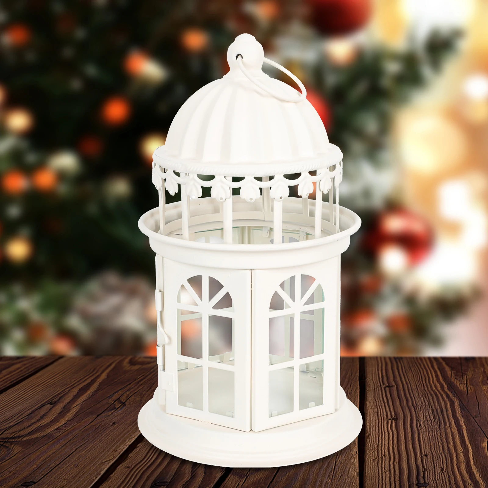 leholder Retro Wind Lantern Creative C St Holiday Decor Small Prop Garden nament Christmas Foto St