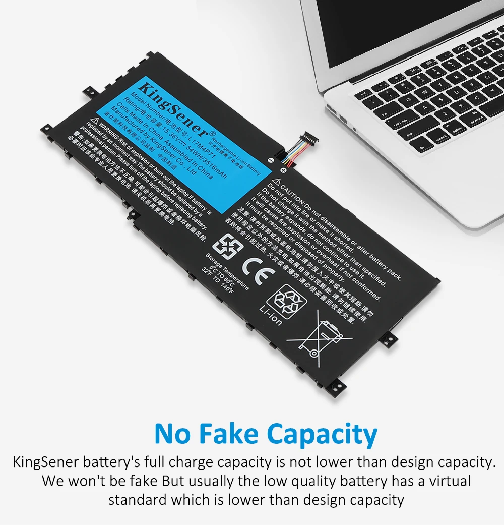 KingSener L17M4P71 L17C4P71 Battery For Lenovo ThinkPad X1 Yoga 3rd Gen 2018 Series L17M4P73 SB10K97638 01AV499 01AV474 54WH