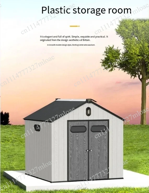 

Outdoor Garden Storage Room Simple Combination House Sunscreen Waterproof Activity House Sundries Outdoor Tool Room Courtyard