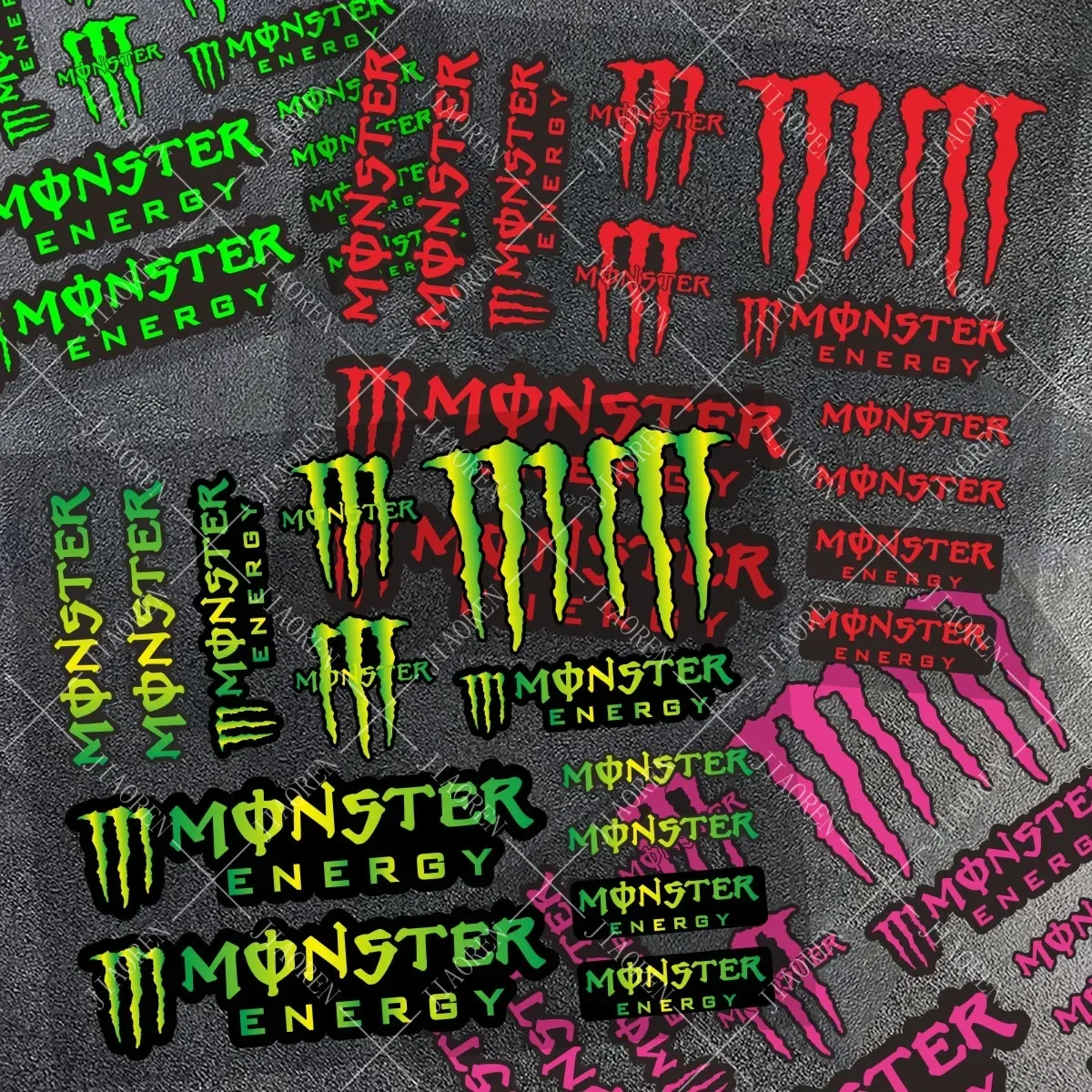 Vinyl Monster Energy Motorcycle Side Strip Sticker Car Decal All Motorcycle Sticker Reflective Stickers Car Decoration