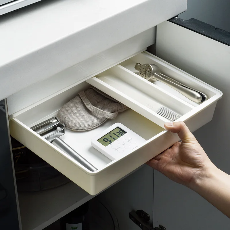 creative-desk-underneath-drawer-style-pen-holder-storage-hidden-sticky-note-box-office-stationery-miscellaneous-storage-box