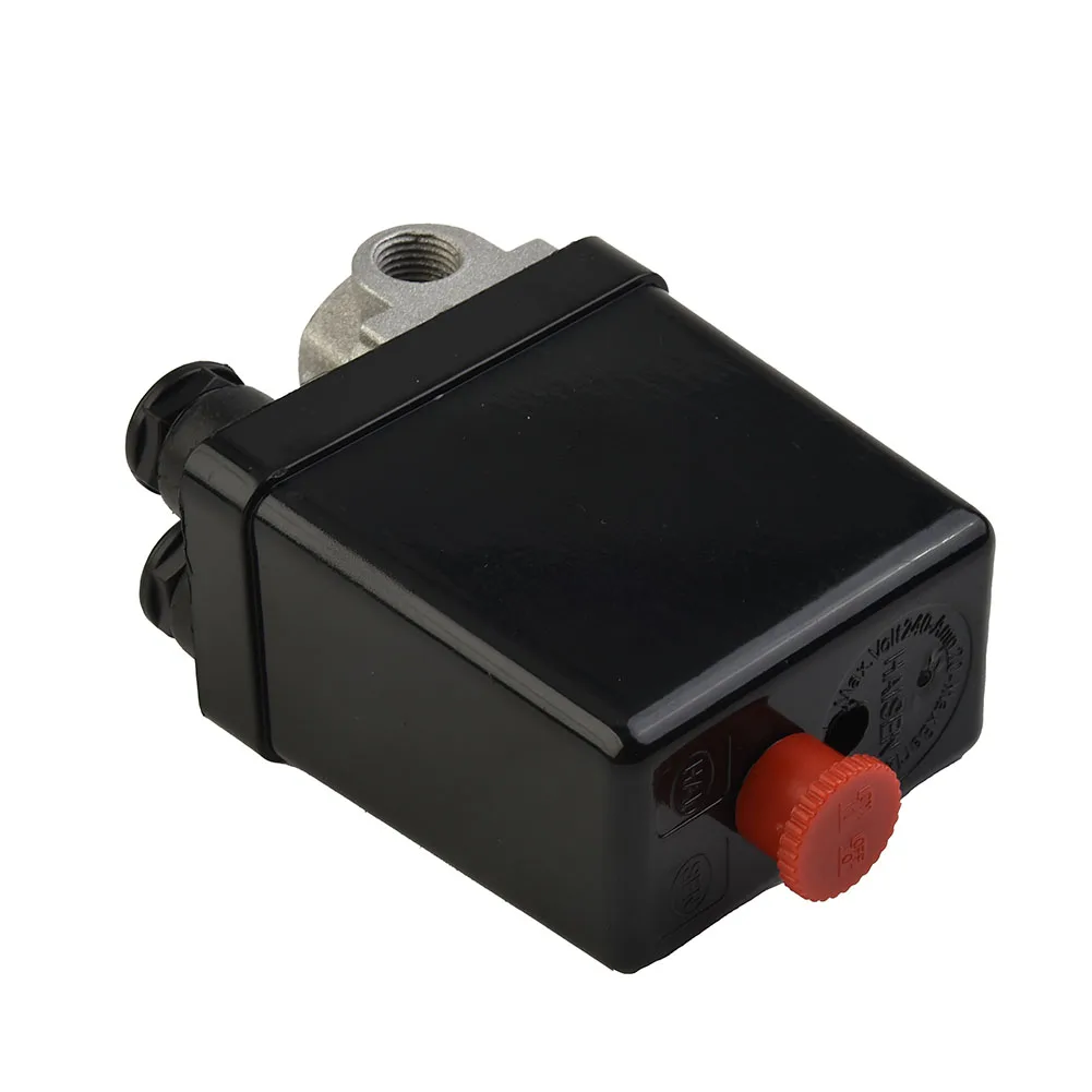 Air Compressor Pressure Switch 90-120psi Automatic air pressure switch 4Port Manifold Electric Air Compressors Tool Accessory