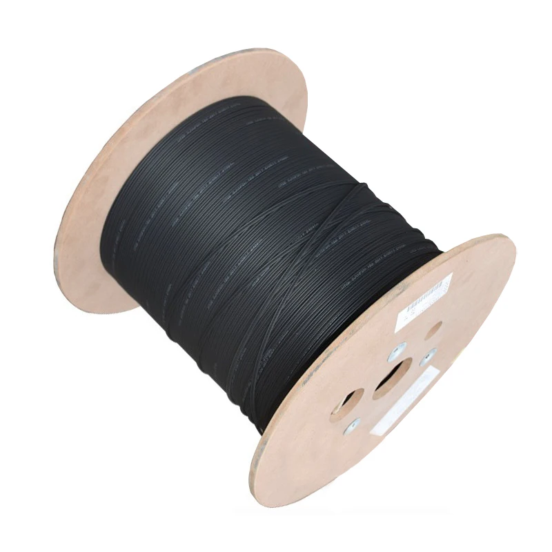 Imagem -02 - Gjyxch-auto-suporte Steel Wire tipo Cabo de Fibra Óptica Single Mode Drop Cabo Interior e Exterior Núcleo Núcleos Núcleos Diy