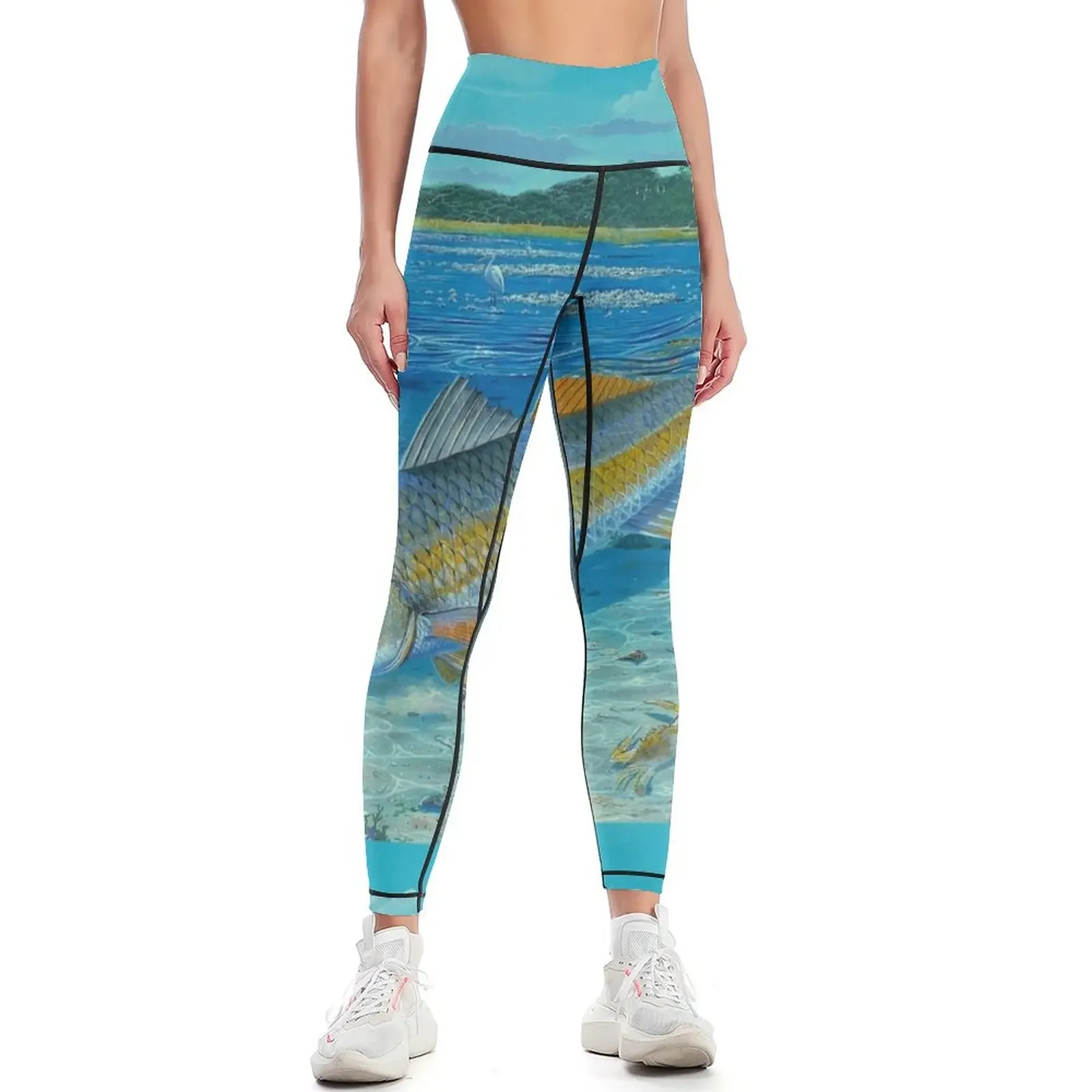 

Redfish Creek Leggings Women's high waist Women sports Fitness clothing gym pants Womens Leggings