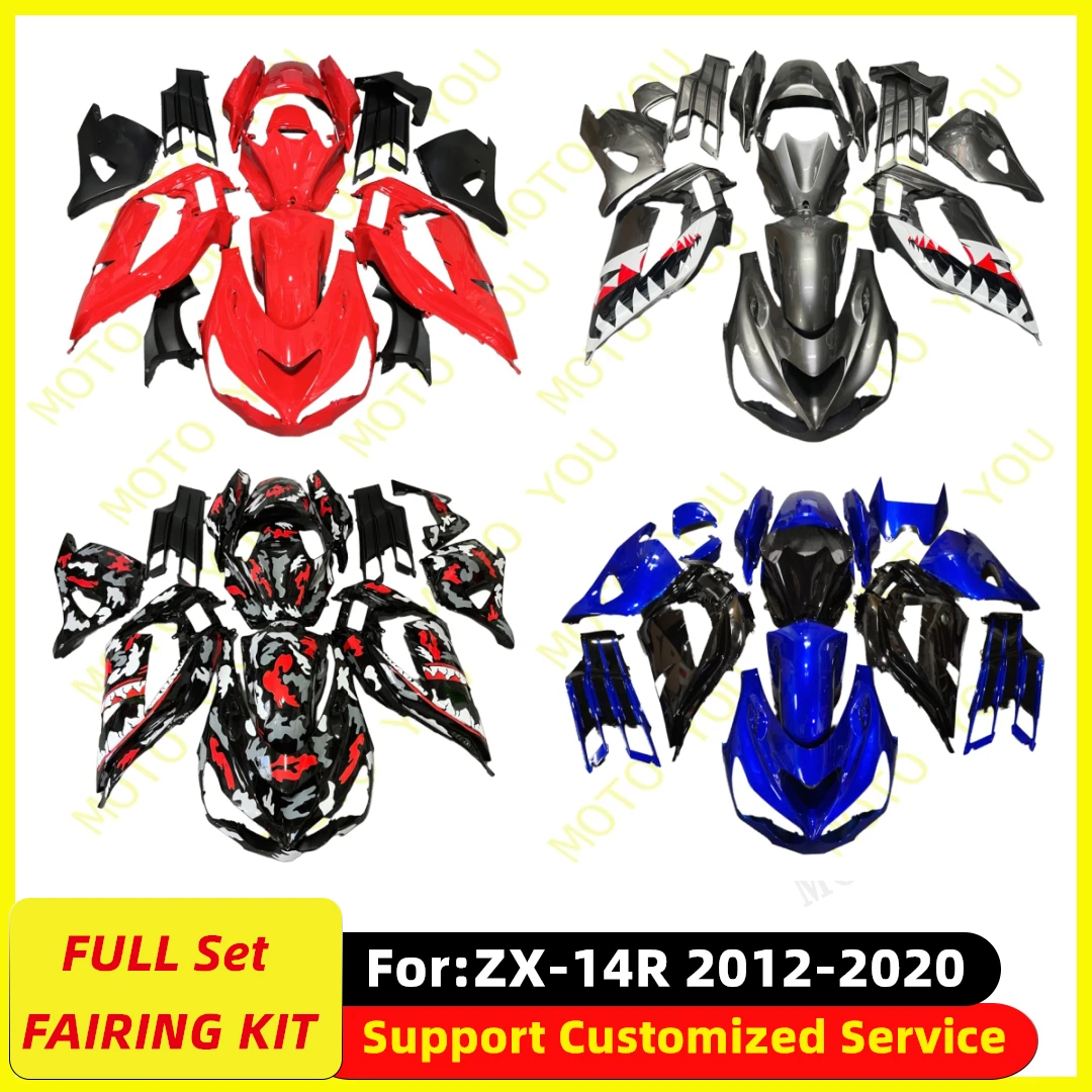 

Carénage de moto adapté pour Kawasaki ZX-14R ZX14R 2012 - 2020 2013 2014 2015 Analyste de carénages complets tambours peints tra