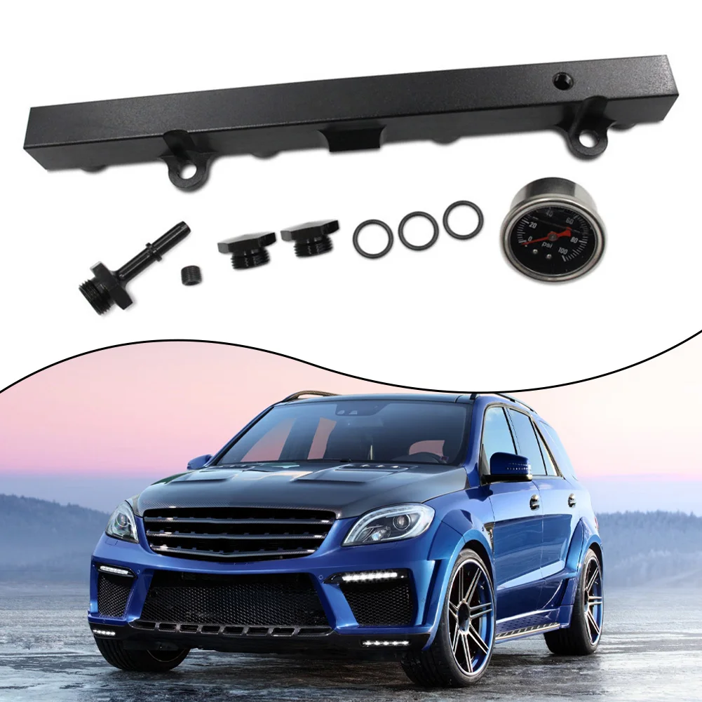 Convenient Fuel Supply and Monitoring Solution for Honda K Series K20 K24 Engine with High Flow Fuel Rail and 18NPT Gauge