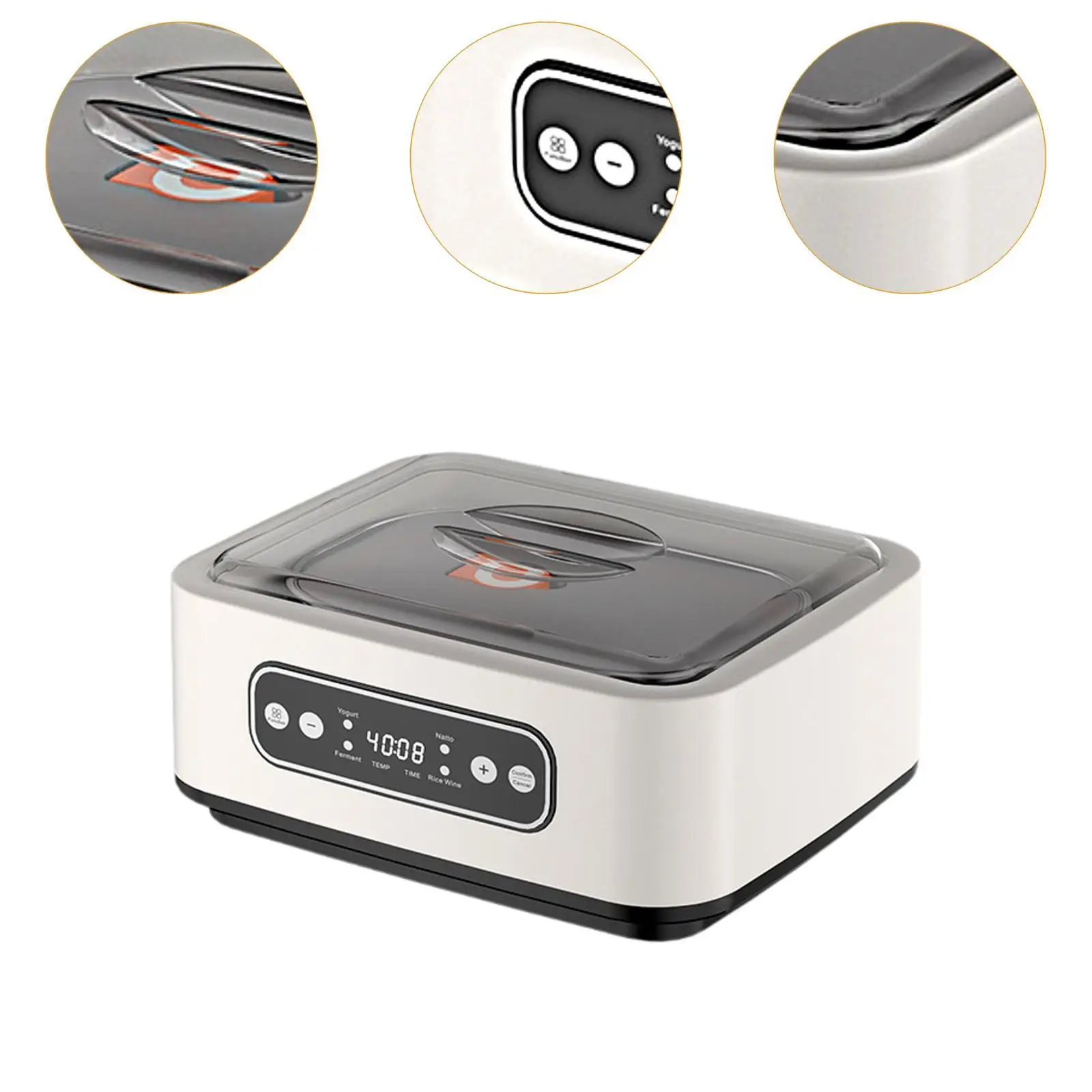 صانع الزبادي DIY أجهزة المطبخ الصغيرة الاحترافية منخفضة الضوضاء مع 9 أكواب