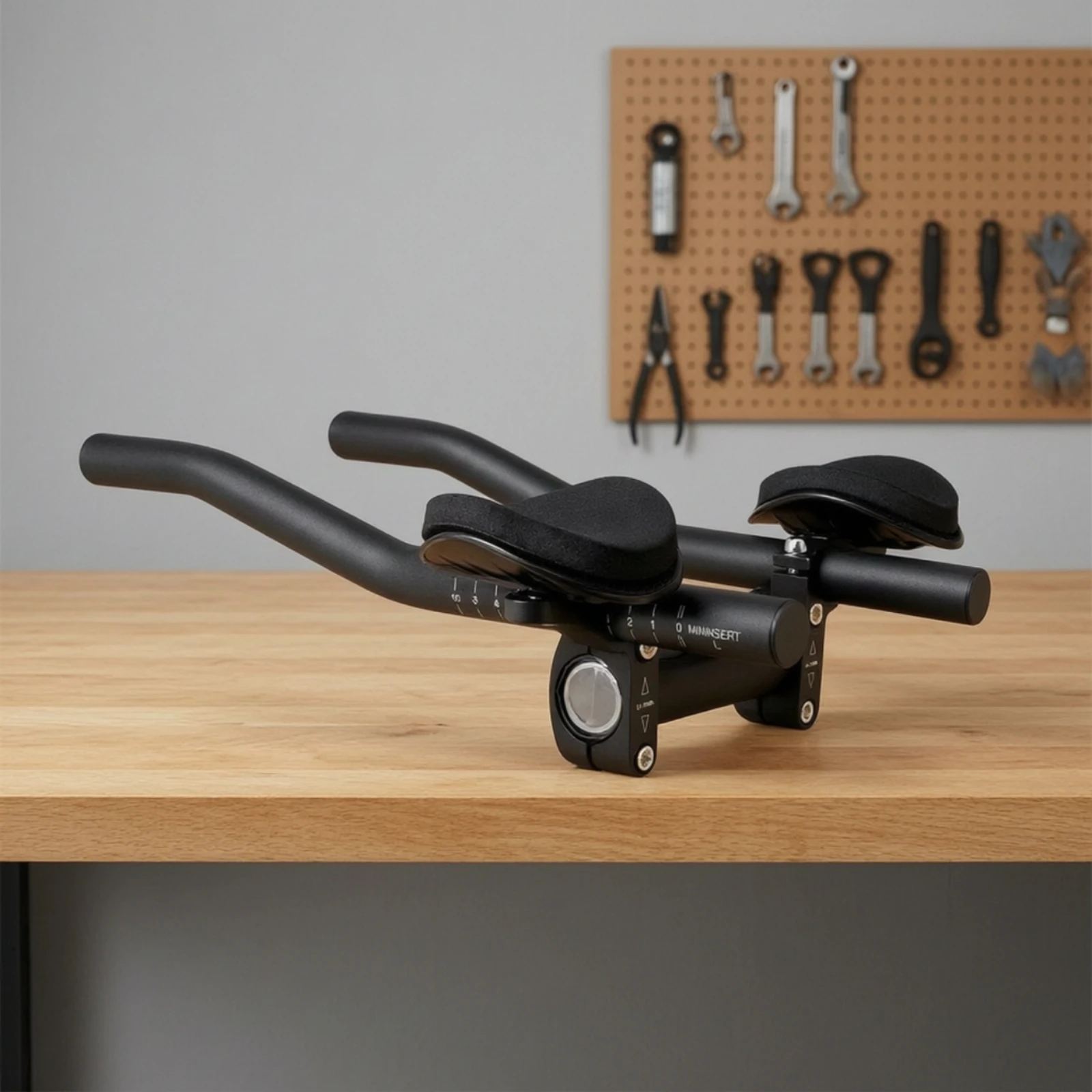 Black Split Cycle Aero Rest Handlebar Ergonomic Aerobars with Adjustable Armrests Aluminum Aero Rest Bar Extensions Versatile