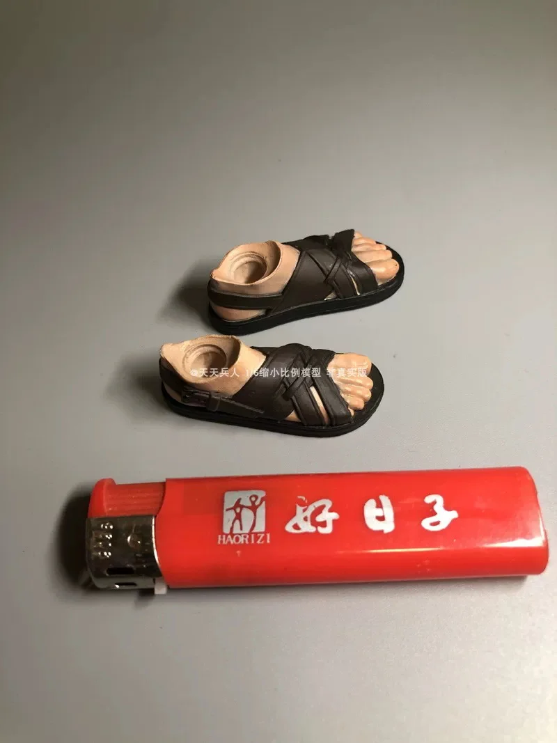 Fanatic In Stock 1/6 Soldier Accessoriesmale Stephen Chow Sandals Slippers Model Fit 12'' Action Figure Body Hot Sale