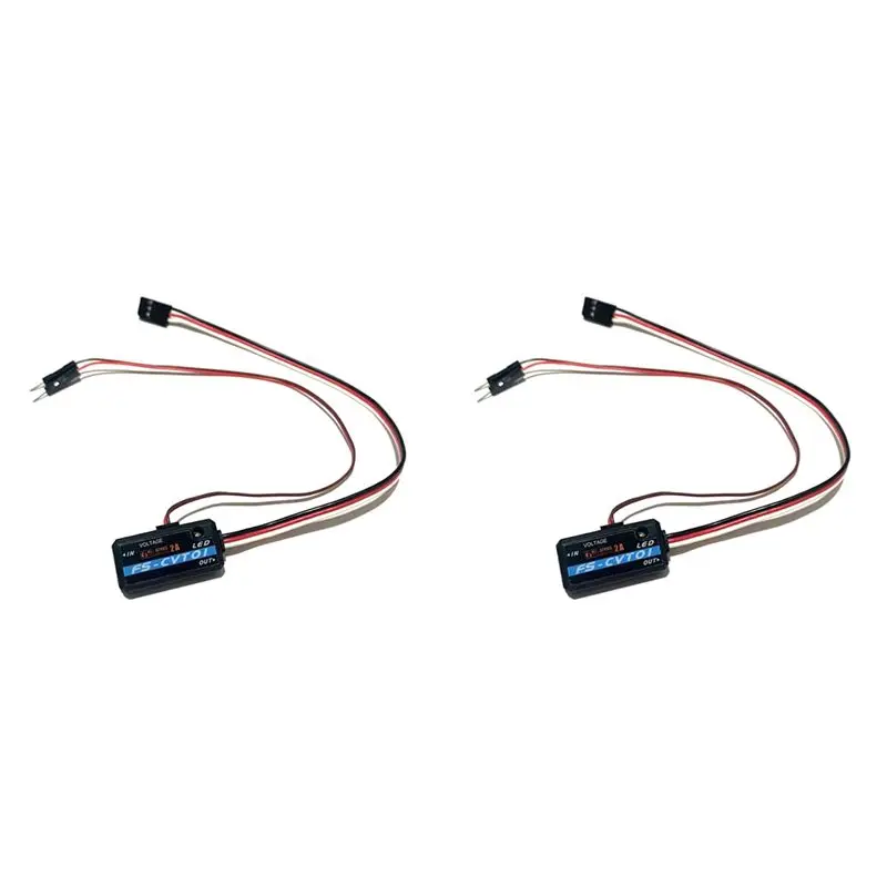 2X Flysky FS-CVT01 Voltage Sensor Telemetry Data Module For Fsi6 Fsi10 IA6B IA10 Receiver FPV RC Parts