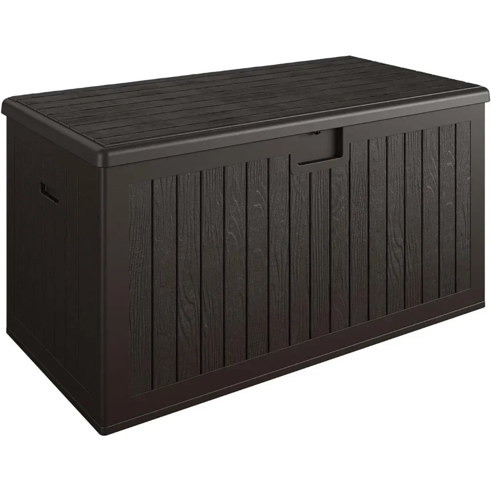 Dark Brown Mysterious Technology Box COSCO Large 150 Gallon Outdoor Storage Box Toy Organizer Boxes for Clothes Closet Doterra