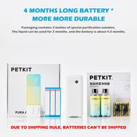 PETKIT PURE MAX Litter Box, Anti-Bacteria Smart K3 Spray Cat Toilet Deodorant, Odor Removal Machine, 4-Month Endurance