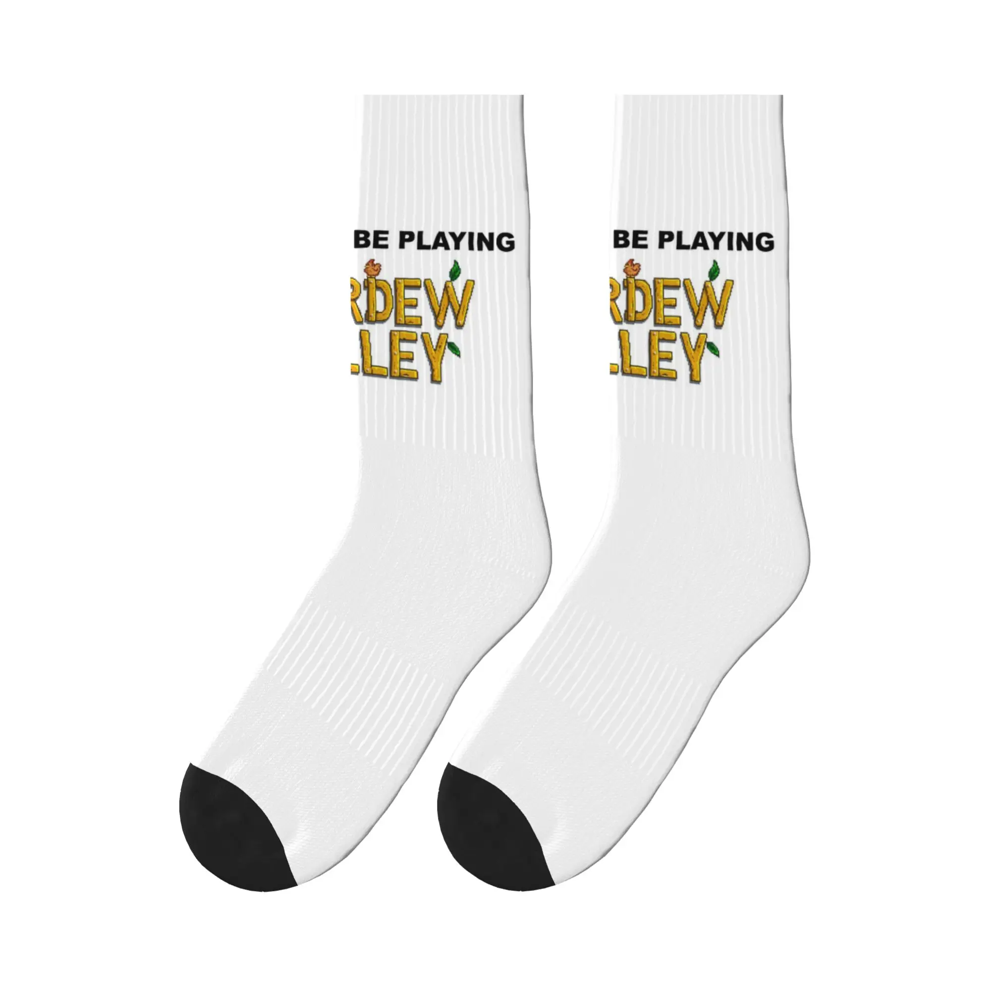 

i'd rather be playing stardew valley Sports Socks Super Soft Stockings All Season Long Socks for Man's Woman's Christmas Gifts