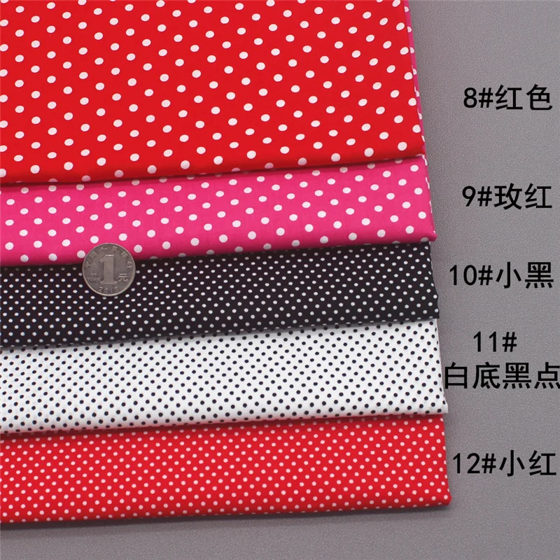140x50 سنتيمتر القطن البولكا نقطة مطبوعة صغيرة المياه نقطة النسيج الزخرفية قميص الملابس البوبلين اليدوية صور الدعائم DIY بها بنفسك #4