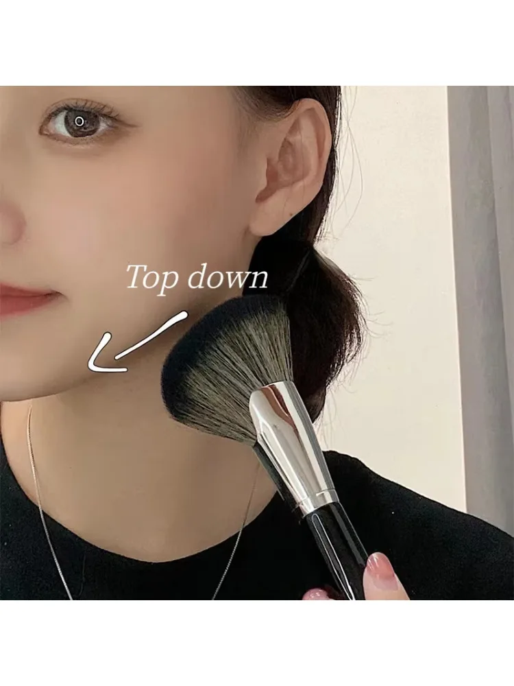 Pinceau de maquillage pour le visage, brosse pour sculpter le visage, pinceaux cosmétiques, poudre bronzante, fard à joues oblique, outils de maquillage pour le visage, nouveau