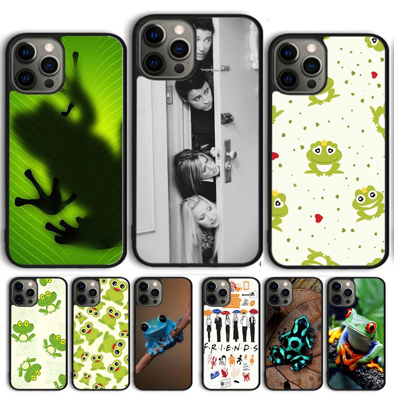 Frog Tropical Rain Forest Phone Case Cover For iPhone 15 16 14 13 12 Pro Max mini 11 Pro Max XS XR Plus Coque Shell