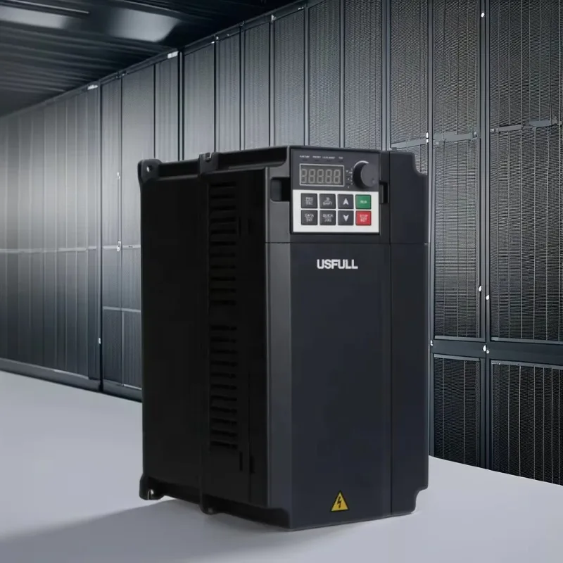 Wysokowydajny falownik 380V 15kW 3-fazowy z regulacją częstotliwości VFD, oszczędzający energię, napęd AC do silników używanych.