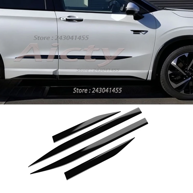 

For Mitsubishi outlander 2022 2023-2026 Car Body Molding Door Side Trim Cover Protector Sticker Garnish Strip car Styling