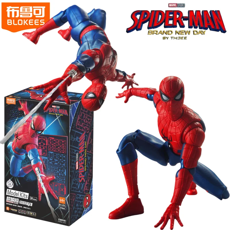 BLOKEES New Marvel Spider-Man Brand New Day Building Block Man Hero Assemble Model Toys Action Figure 2026 Collection Gift image 3