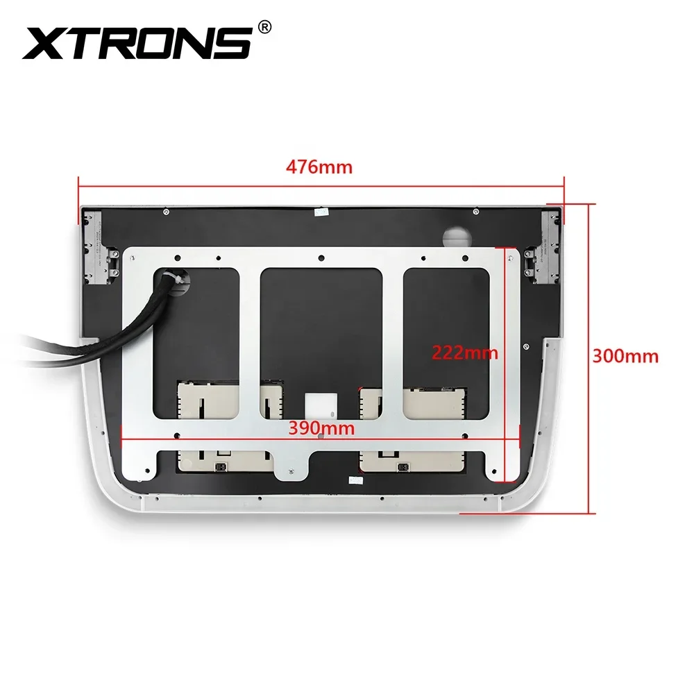 شاشة XTRONS مقاس 17.3 بوصة كهربائية مزودة بمحرك Android Car TV مع شاشة FHD IPS لسقف السيارة #4
