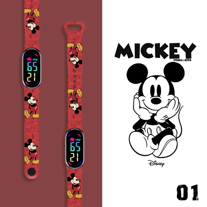 

Disney Series 6 Cartoon Watch Band for Xiaomi Mi Band 10/9/8, Cute Classic Silicone Strap Replacement Bracelet Gift for All