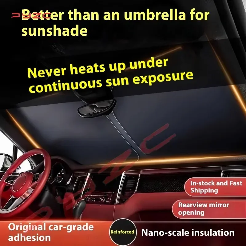 Windshield Sun Shade for Renault Capture Captur 2013 -2022 2023 Car Sunshade Cover Foldable Sun Visor Protector Blocks UV Rays 5