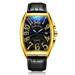 2024 Luxury Brand Automatic Men's Watch Fashion Men's Clock Leisure Waterproof Business Men's Wristwatch Reloj Hombre