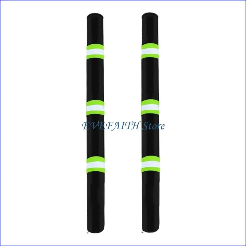 

124B 2pcs Boat Trailer Guide Rod Cover For Improved Safety During Nighttime Hauling