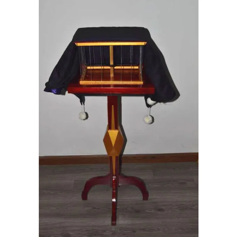 Deluxe Floating Fly Table With Appearing Bird Cage Table Dove Magic Tricks Stage Illusions Manipulation Mentalism
