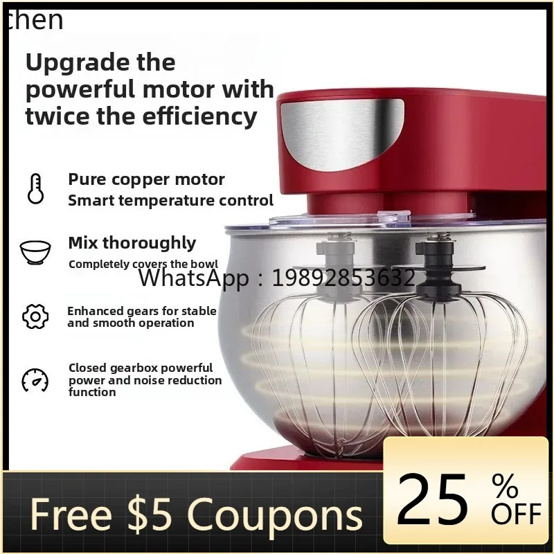 

Chef Machine Multi-Functional Household Dough Mixer Fully Automatic Egg Beater Blender