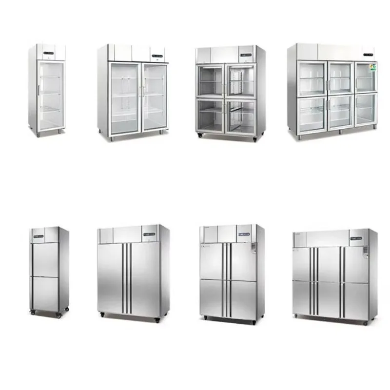 Commercial Upright 6 Door Freezer Refrigerator Combo For Hotel Kitchen Use