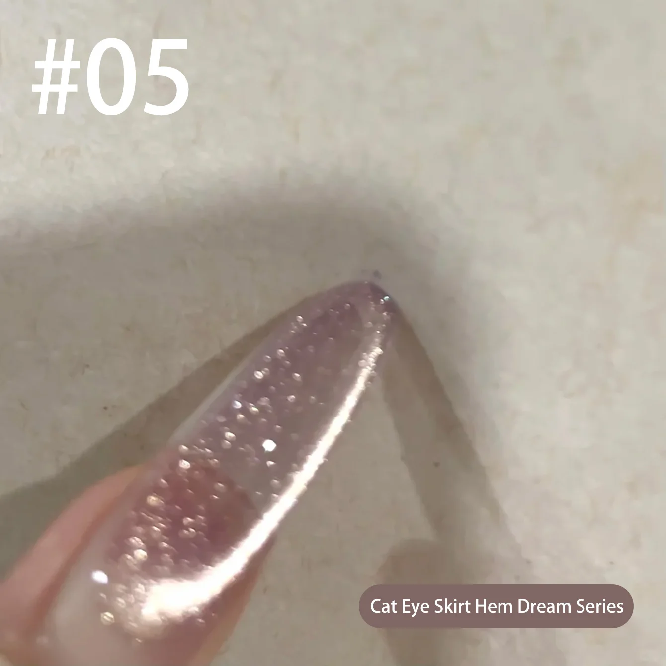 10ml 2026 Neuer Traumhafter Rock Kristall Katzenauge Gel-Nagellack Glitzernde Glasperlen Kristall Katzen-Magnetgel Weihnachtsnägel – Detail 7