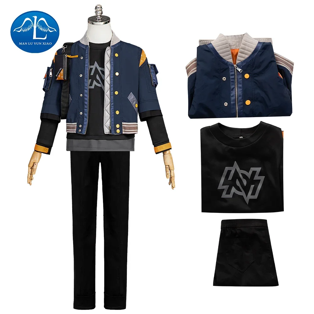 

Game Zenless Zone Zero Wise Cosplay Costume Black Jacket Shirt Pants Game Anime Party Uniform Hallowen Play Role For Men
