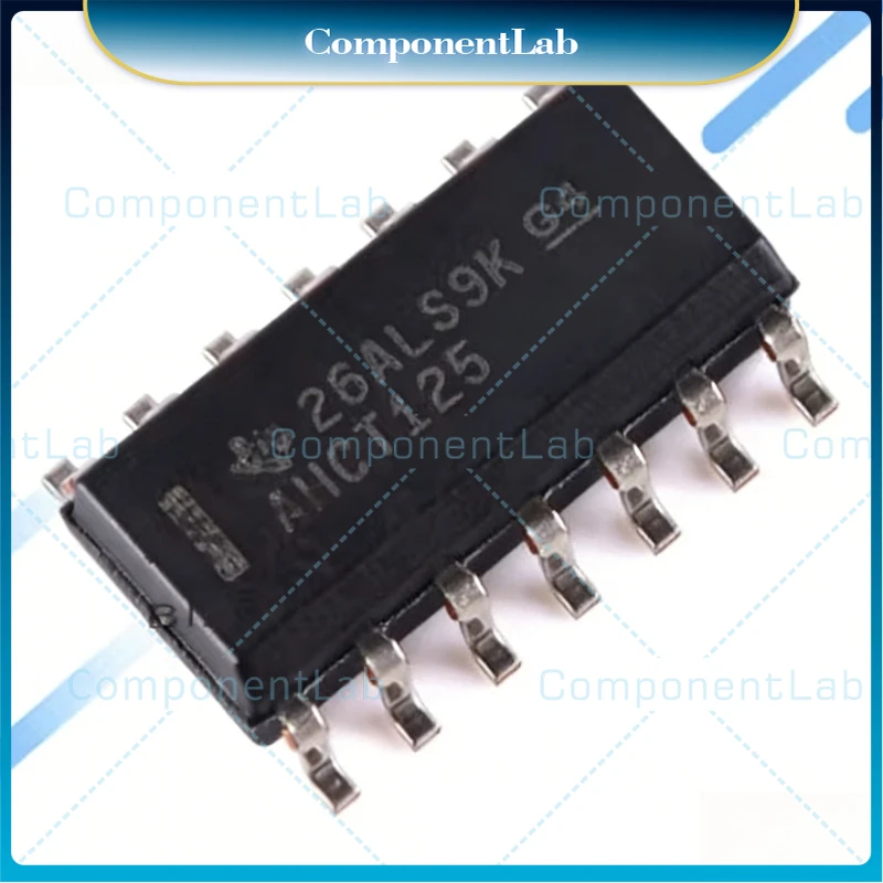 10-50pcs  SN74AHCT125DR silk-screened AHTC125 SOP14 four-channel bus buffer gate chip