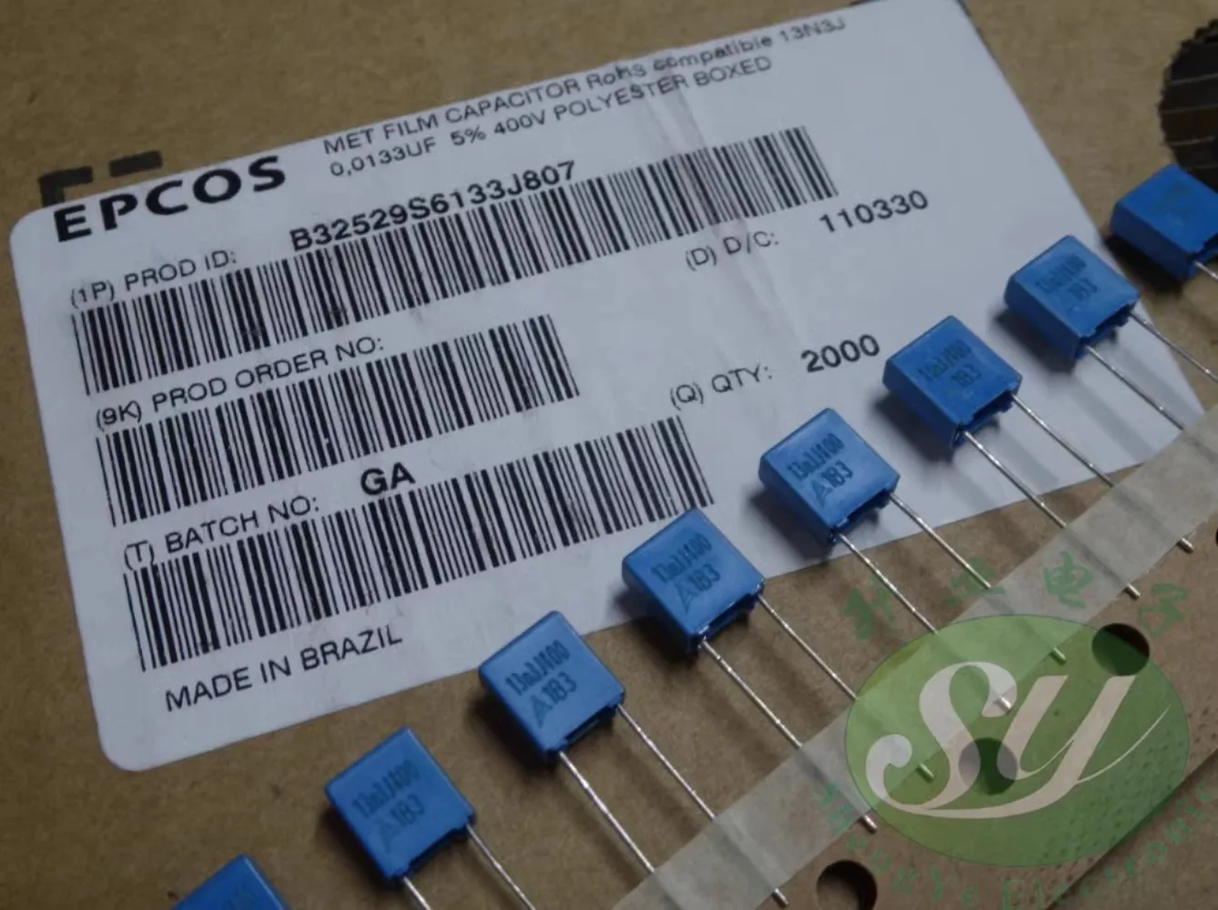 

20PCS EPCOS 0.0133uf/400v 13n3 0.013uf 133 replaces 0.012uf B32529S6133J