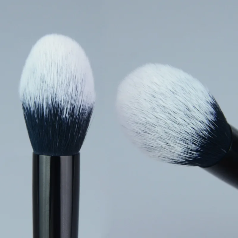 Pinceaux de maquillage à double extrémité, brosse de réparation du visage, brosse de contour pour crème liquide, poudre, outils cosmétiques de beauté du visage