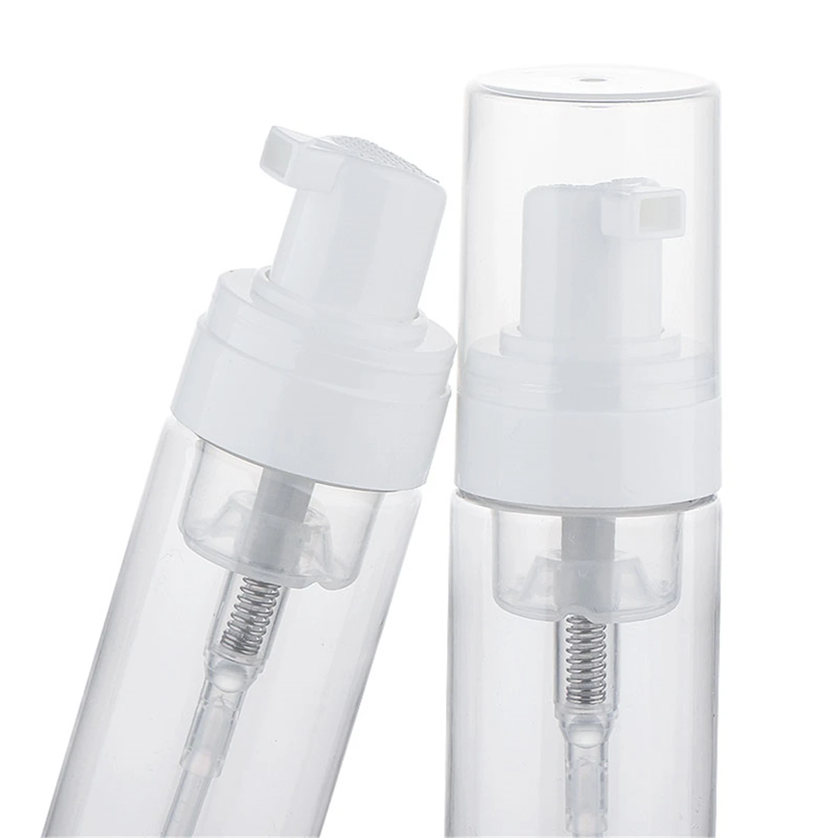 100ml 200ml 250ml PET Bottle and Foaming Pump for tan mousse salon hair products liquid cleansers foam bottle