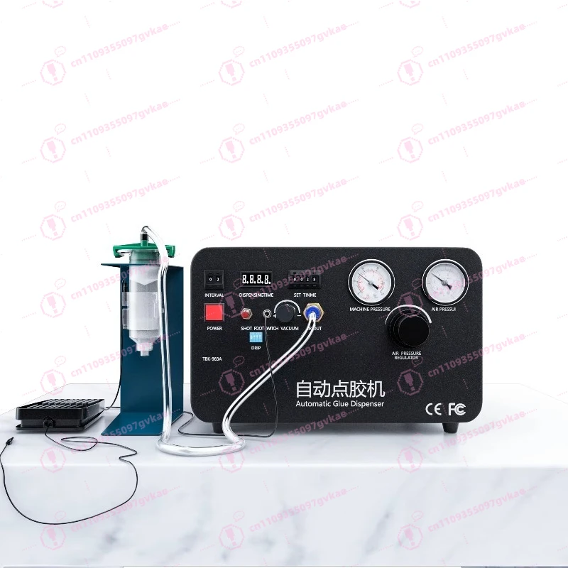 

Профессиональный цифровой автоматический дозатор 983A для клея, паяльной пасты, жидкостей, контроллер, инструмент для дозирования жидкостей