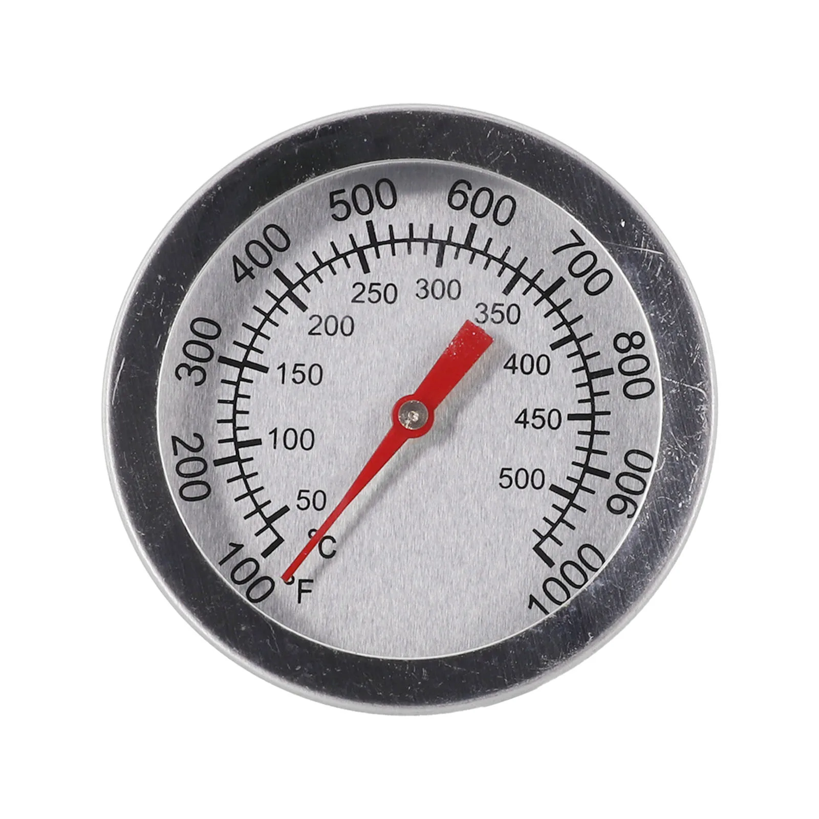 50~500℃ Stainless Steel Thermometer BBQ  Grill Meat Oven Temperature Gauge Oven Temperature Gauge Stainless Steel Bimetallic Gri