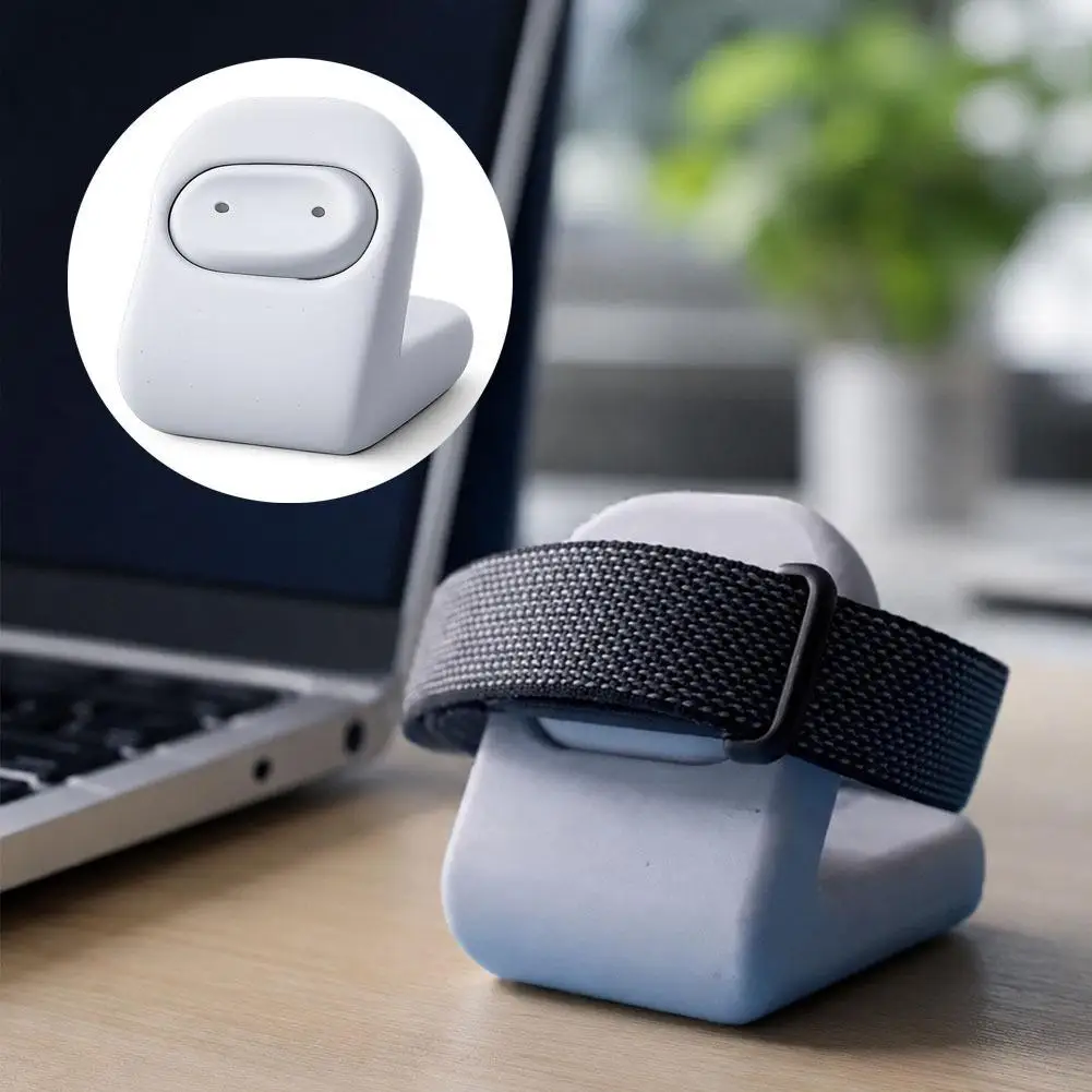 Desktop Anti-slip Charging Dock Holder For Fitbit Air Charger Stand Cable Storage Organizer Smart Fitness Tracker Accessory