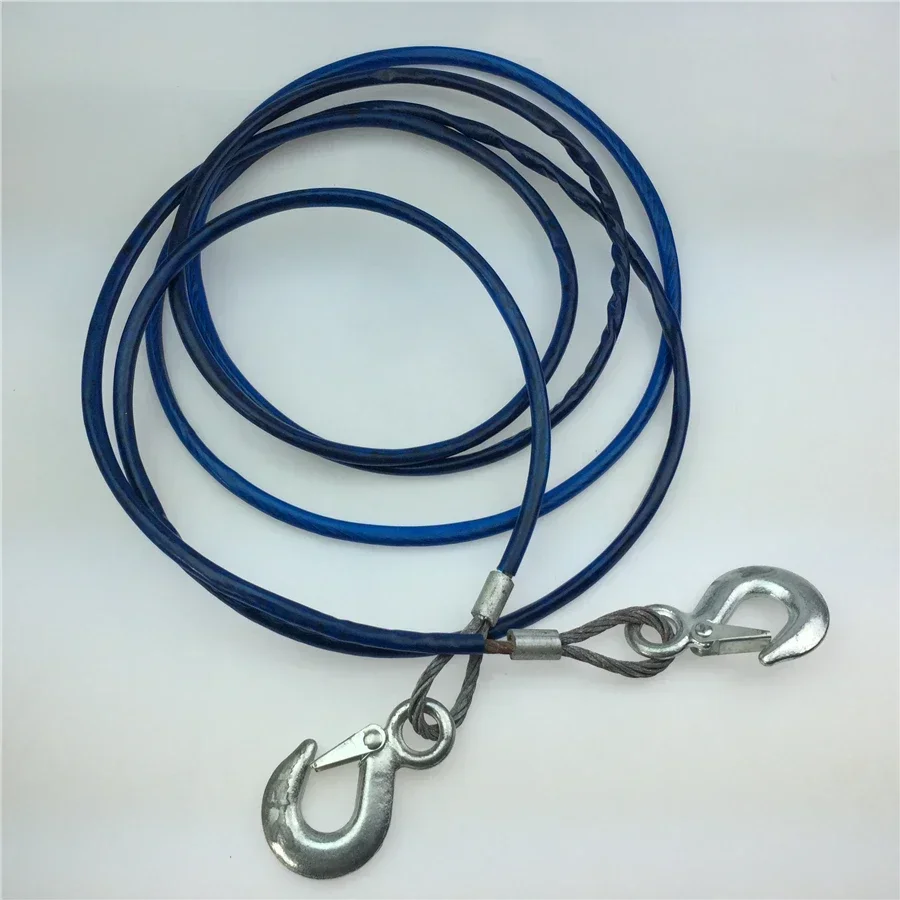 

Для автомобильного прицепа, трос, трос для прицепа, сильная тяговая веревка для самоспасения, 5 тонн, 4 метра