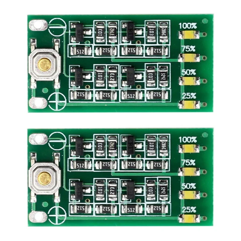 2X 3S 11.1V 12V 12.6V Lithium Battery Capacity Indicator Module Lipo Li-Ion Power Level Display Board 3 Series 9-26V