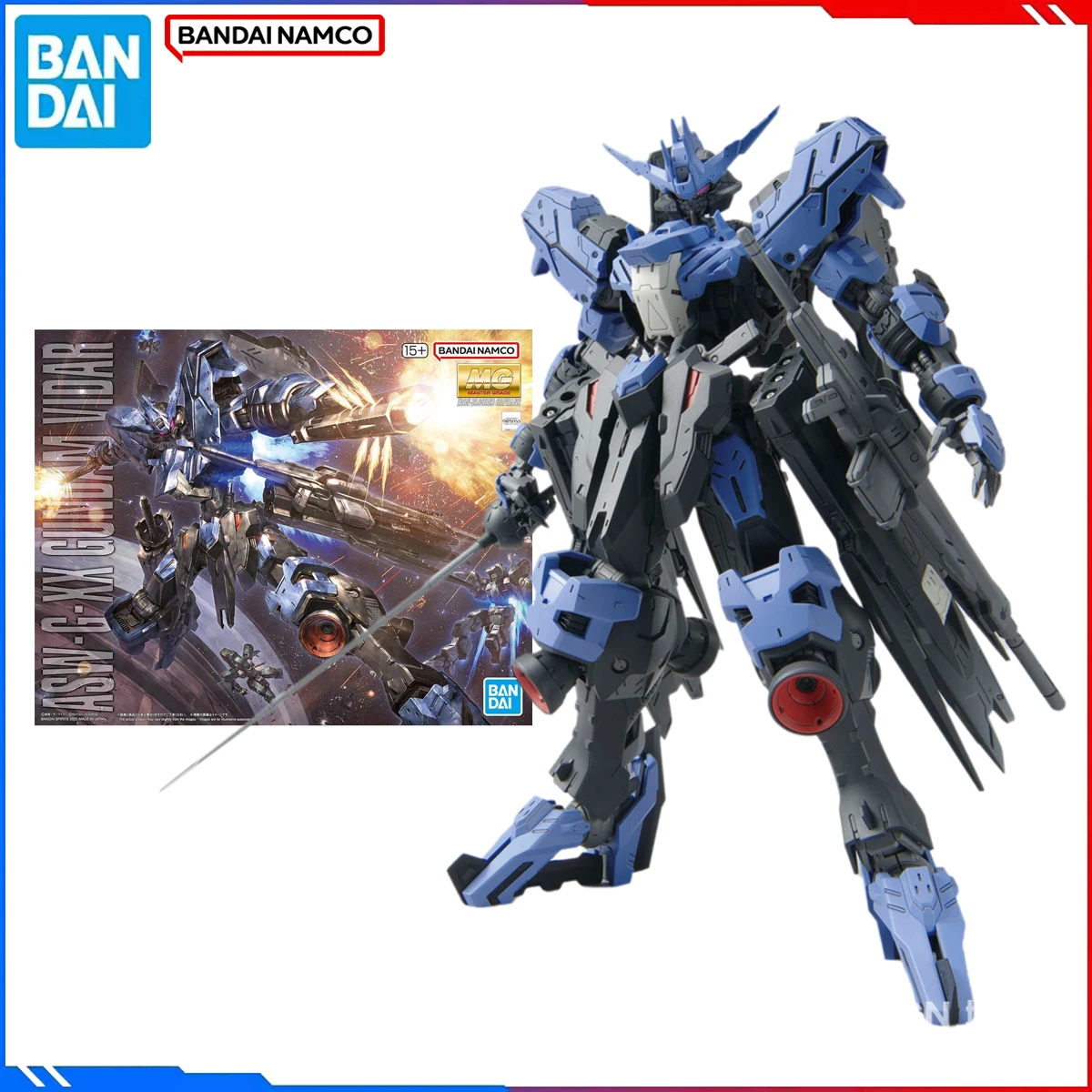 

Genuine Bandai Original Gundam Model Kits 1/100 MG Anime Figure ASW-G-XX Gundam VIOAR Action Model Toys Figure Gift for Kids
