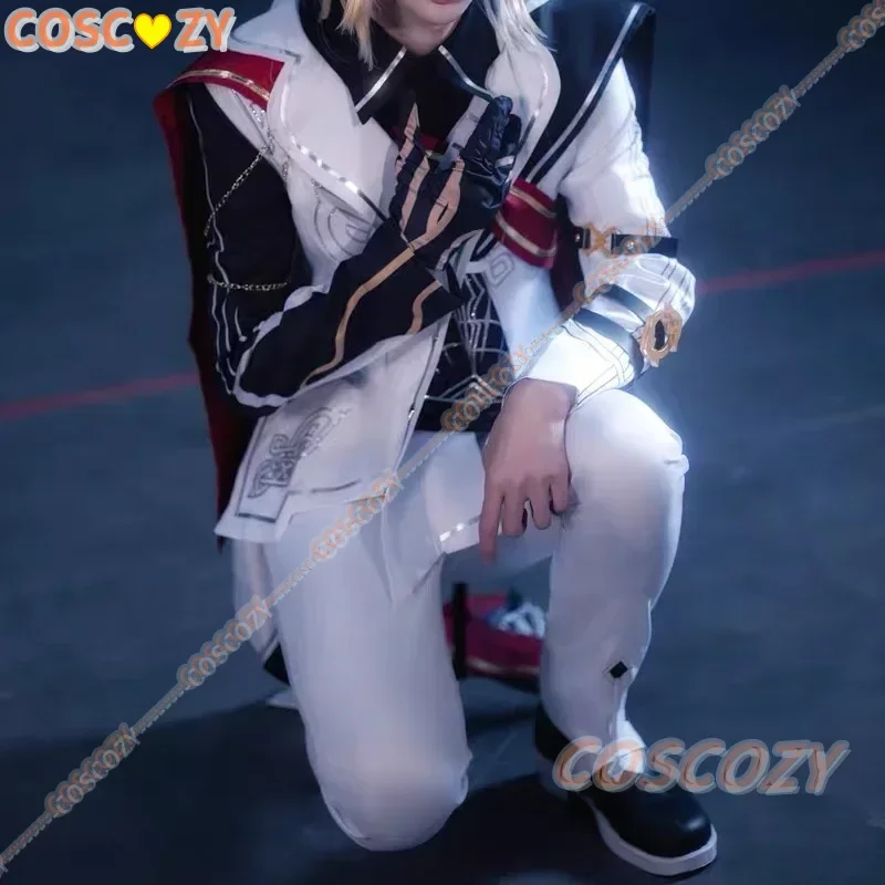 Peruca longa Fantasia Cosplay, Otto Apocalypse Fantasia Cosplay, Uniforme do Jogo, Trajes de Halloween, Honkai Impacto 3