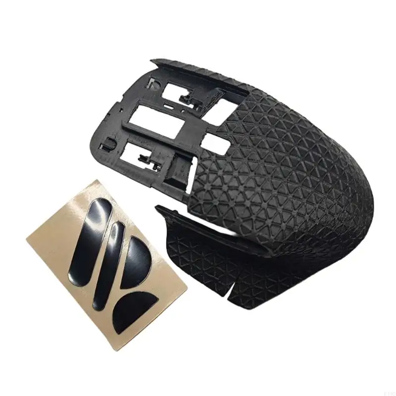 High Strength Plastic 3D Printed Replacement Shell With Grip Texture For 3 And 3S Mouse Includes Feet Pads F19E