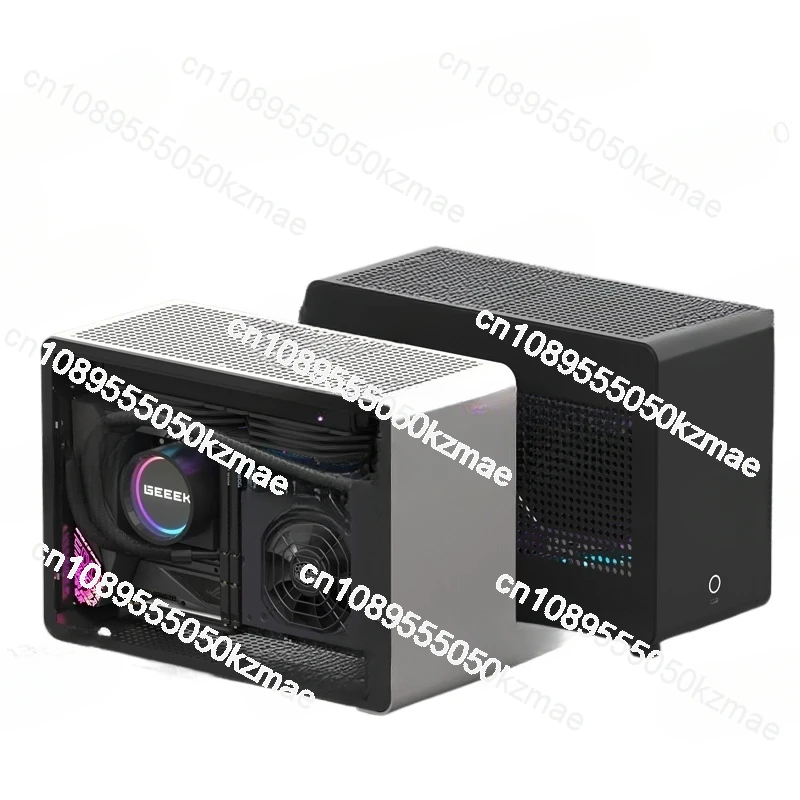 【2026】G1 Pro ITX aluminum alloy case supports water-cooled mini tower chassis with tempered glass side panels
